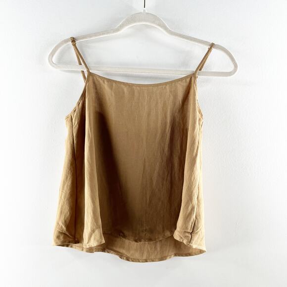 Z Supply Seashore Wide Leg Pants Matching Ashley Cami Tank Otter Brown XS / S - Picture 9 of 10